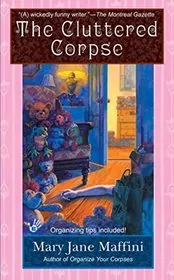 Book cover for "The Cluttered Corpse" by Victoria Abbott