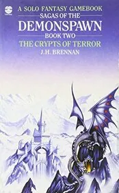 Book cover for "The Crypts of Terror" by JH Brennan