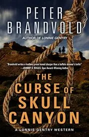 Book cover for "The Curse of Skull Canyon" by Peter Brandvold