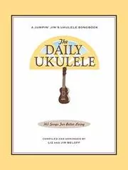 Book cover for "The Daily Ukulele" by Liz and Jim Beloff