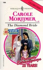 Book cover for "The Diamond Bride" by Carole Mortimer