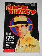 Book cover for "The Dick Tracy Fun Book" by Nancy Krulik