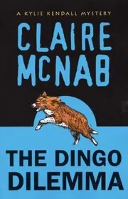 Book cover for "The Dingo Dilemma" by Claire McNab