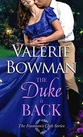 Book cover for "The Duke is Back" by Valerie Bowman