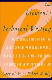 Book cover for "The Elements of Technical Writing" by Gary Blake