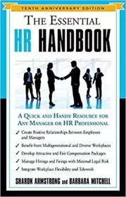 Book cover for "The Essential HR Handbook" by Sharon Armstrong