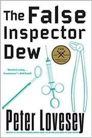 Book cover for "The False Inspector Dew" by Peter Lovesey