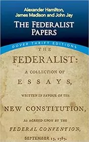 Book cover for "The Federalist Papers" by Alexander Hamilton