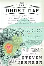 Book cover for "The Ghost Map" by Steven Johnson