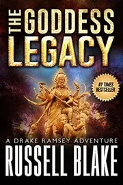 Book cover for "The Goddess Legacy" by Russell Blake