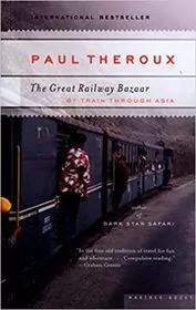 Book cover for "The Great Railway Bazaar" by Paul Theroux