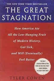 Book cover for "The Great Stagnation"