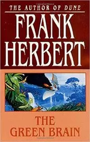 Book cover for "The Green Brain" by Frank Herbert