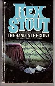Book cover for "The Hand in the Glove" by Rex Stout