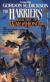 Book cover for "The Harriers / Of War and Honor" by Gordon R Dickson