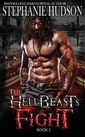 Book cover for "The HellBeast's Fight" by Stephanie Hudson