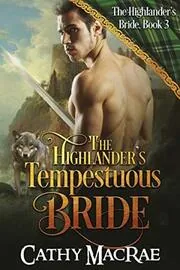 Book cover for "The Highlander's Tempestuous Bride" by Cathy MacRae