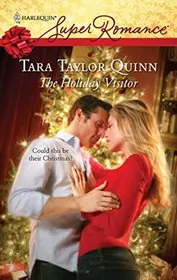 Book cover for "The Holiday Visitor" by Tara Taylor Quinn