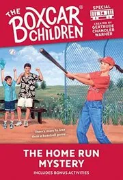 Book cover for "The Home Run Mystery" by Gertrude Chandler Warner
