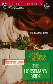 Book cover for "The Horseman's Bride" by Marilyn Pappano