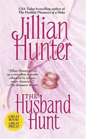 Book cover for "The Husband Hunt" by Jillian Hunter