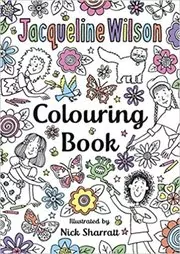 Book cover for "The Jacqueline Wilson Colouring Book"