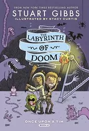 Book cover for "The Labyrinth of Doom" by Stuart Gibbs