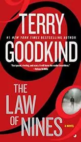 Book cover for "The Law of Nines" by Terry Goodkind