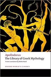 Book cover for "The Library of Greek Mythology" by Apollodorus