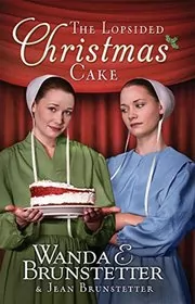 Book cover for "The Lopsided Christmas Cake" by Wanda E Brunstetter
