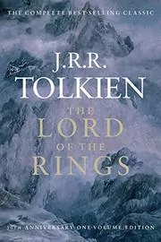 Book cover for "The Lord of the Rings" by J.R.R. Tolkien