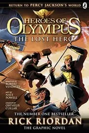 Book cover for "The Lost Hero Graphic Novel"