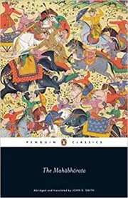 Book cover for "The Mahabharata"