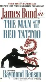 Book cover for "The Man With the Red Tattoo" by Raymond Benson