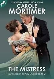 Book cover for "The Mistress" by Carole Mortimer