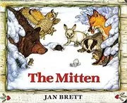 Book cover for "The Mitten" by Jan Brett