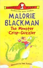Book cover for "The Monster Crisp-Guzzler" by Malorie Blackman