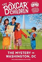 Book cover for "The Mystery in Washington D.C." by Gertrude Chandler Warner