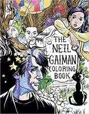 Book cover for "The Neil Gaiman Coloring Book"