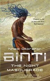 Book cover for "The Night Masquerade" by Nnedi Okorafor