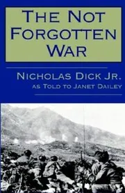Book cover for "The Not Forgotten War" by Janet Dailey