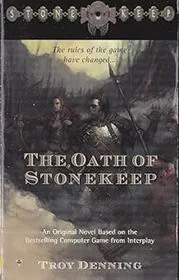 Book cover for "The Oath of Stonekeep" by Troy Denning