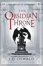 Book cover for "The Obsidian Throne" by James Oswald