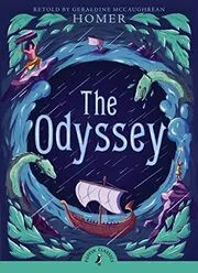 Book cover for "The Odyssey" by Geraldine McCaughrean