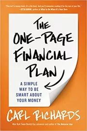 Book cover for "The One-Page Financial Plan" by Carl Richards