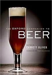 Book cover for "The Oxford Companion to Beer" by Garrett Oliver