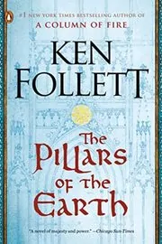 Book cover for "The Pillars of the Earth" by Ken Follett