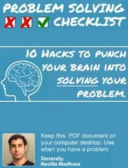 Book cover for "The Problem Solving Checklist"