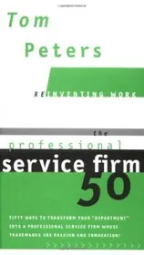 Book cover for "The Professional Service Firm 50"