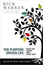 Book cover for "The Purpose Driven Life" by Rick Warren